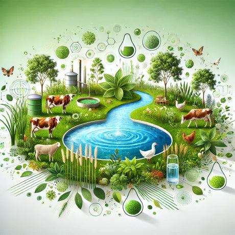Sustainable Organic Products for Water Clarity, Plant Growth, Waste Management, and Animal Health