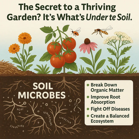 🌱 The Secret to a Thriving Garden? It’s What’s Under the Soil.