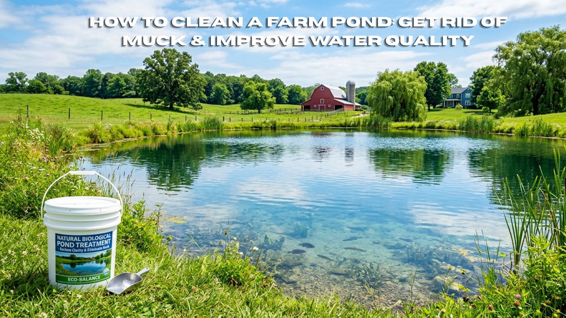 How to Clean a Farm Pond: Best Ways to Get Rid of Pond Muck and Improve Water Quality