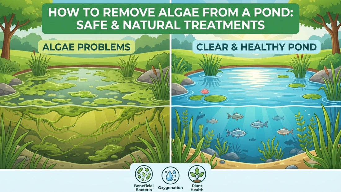 How to Remove Algae From a Pond: Safe & Natural Pond Algae Treatment for Fish and Livestock