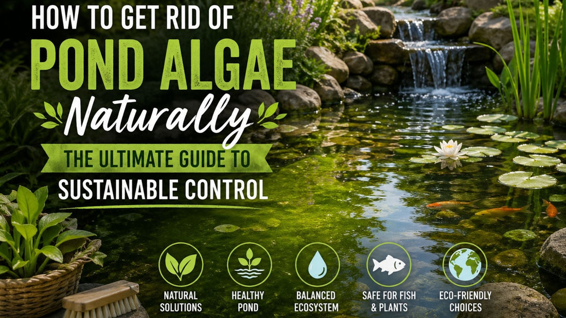 how to get rid of algae in pond