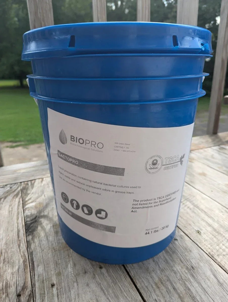Environmental grease trap treatment using natural microbes to digest grease”