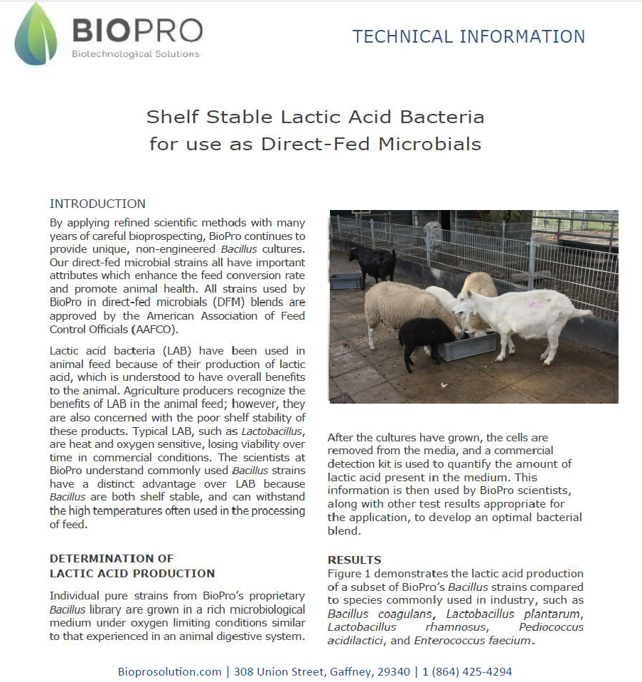 Goat and Sheep supplements technical information 