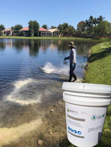 A - Bioshock Extreme, pond/lake management, natural way to remove algae, beneficial bacteria - Biopro Solution