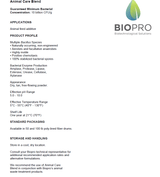 Animal Care, Cattle feed supplements, Ruminants feed supplements, Probiotics for healthy animals, Increase milk production - Biopro Solution