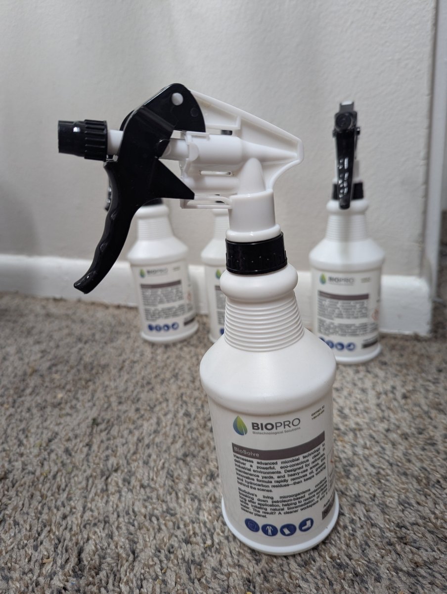 BioSolve– Nature’s Answer to Industrial Oil Cleanup, biodegrading gasoline,diesel,motor oil, BTEX, Xylene, Phenol, Cresol, Biphenyl, Naphthalene and Phenanthrene - Biopro Solution
