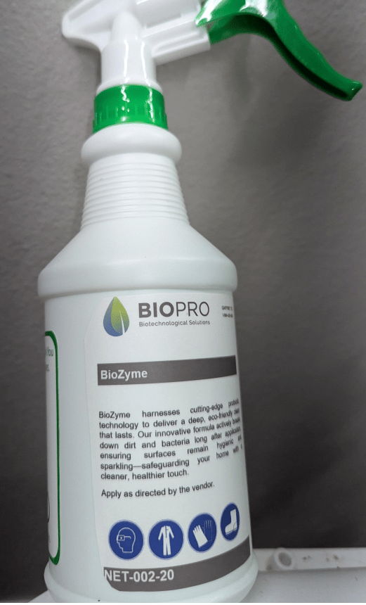 BioZyme eco-friendly bio-enzymatic cleaner used in industrial cleaning