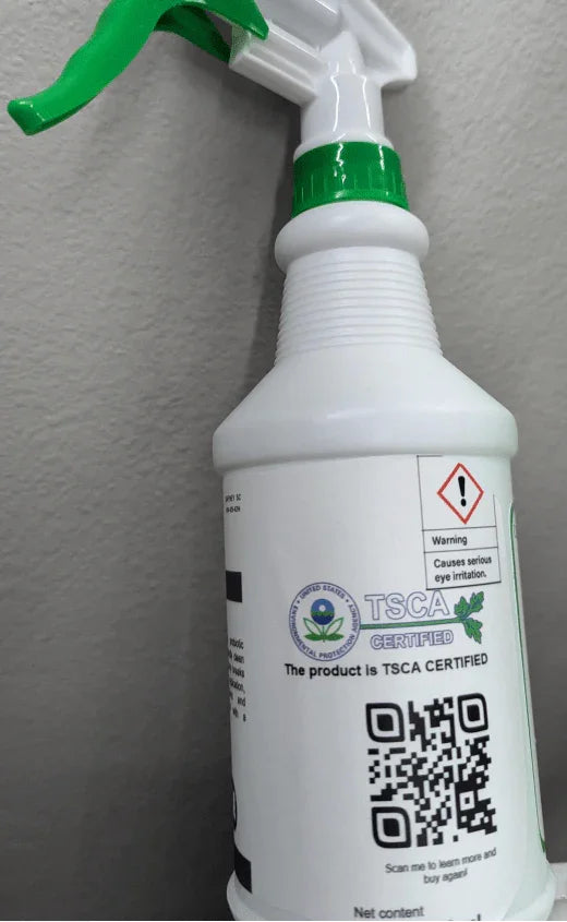 BioZyme bio-enzymatic cleaner breaking down grease and organic stains