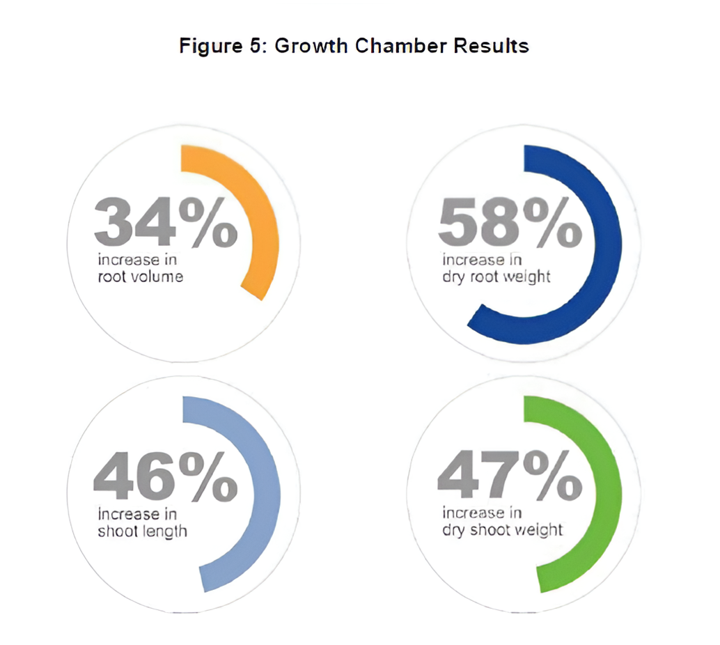 Growth chamber result, study results from 50 Cannabis plants