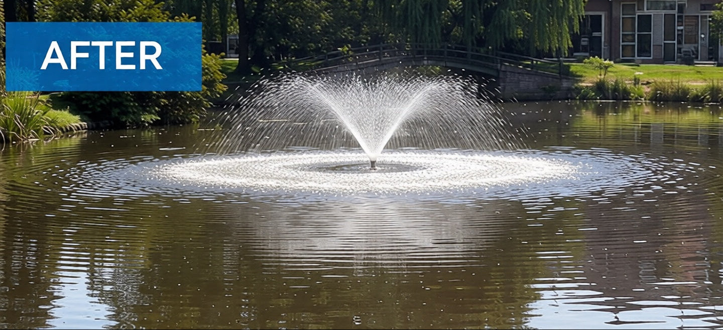 Pond Algae Control & Beneficial Bacteria Treatment – Biopro Solution